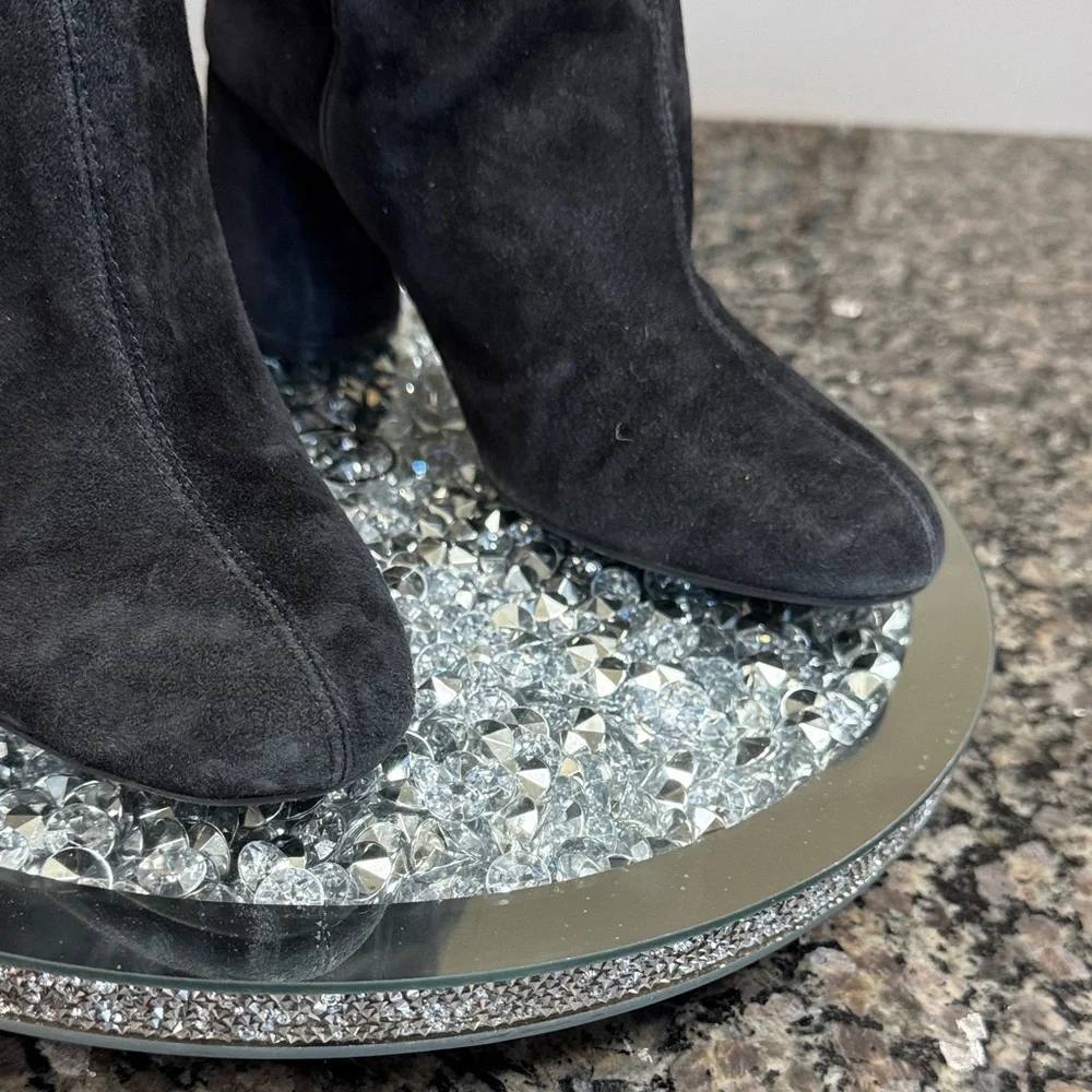 Nine West Black black suede tall Boots 8